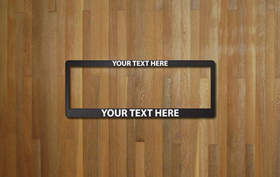 Custom Number Plate Surrounds