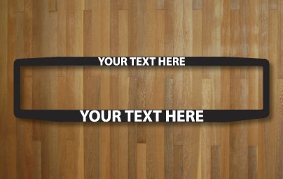 Custom Number Plate Surrounds